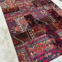 فرش دستبافت چهل تکه