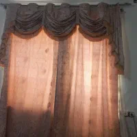 پرده با زیری پانچ شده مرتب یک وپونصد|پرده، رانر، رومیزی|زابل, |دیوار