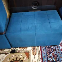 مبل ۸نفر راحتی همراه یک جلوی بزرگ و دو جلوی کوچک|مبلمان خانگی و میز عسلی|سلماس, |دیوار