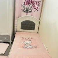 روتختی نوزادی همراه باگاردوکاور و دستک پرده