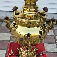 سماور برقی کافه و سماور گازی بزرگ