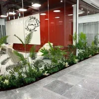 کنتیا ۵ شاخه/درختچه و گیاه مصنوعی ،باغچه ژاپنی