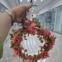 دسته گل و حلقه گل مصنوعی|گل مصنوعی|شیراز, قدوسی غربی|دیوار