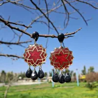 گوشواره های رزینی میخی|زیورآلات و اکسسوری|اراک, |دیوار