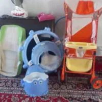 کالسکه . صندلی دستشویی کودک . نی نی لای لای .|کالسکه و لوازم جانبی|مرودشت, رامجرد یک|دیوار