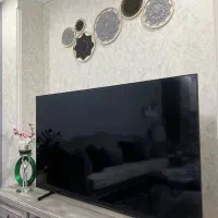 تلوزیون سامسونگ ۵۵اینچ bu8000 صفحه سوخته