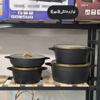 سرویس قابلمه چدن گرانیتی کلاسیک باارسال