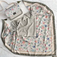 ست کیف و روسری (شال)|لباس|نائین, |دیوار