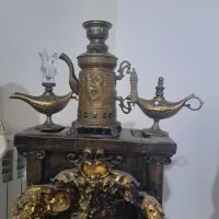 سماور ذغالی و چراغ پیسوز علاالدین جادویی