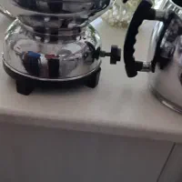 سماور تخم مرغی گازی مارک گلستان|سماور، چای‌ساز، قهوه‌ساز|بیرجند, |دیوار