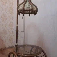 آباژور چوبی بالامپ وجامجله ای