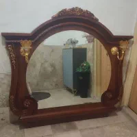 آینه کنسول تمام  چوب  طرح دار  وارداتی