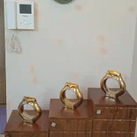 سه عدد دکوری شیک طلایی