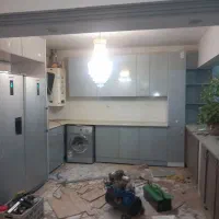 جاکفشی، کتابخانه ، نواع میز و کابینت نو و کار کرده|کتابخانه، شلف، قفسههای دیواری|گلبهار, شهر جدید گلبهار|دیوار