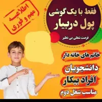 کاردرمنزل برای بانوان خانه دار