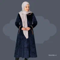 پالتو بلند سرمه‌ای