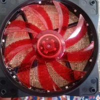 فن LED تک رنگ قرمز مدل تسکو فن