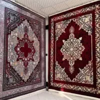 فرش پازیریک مدل کتیبه باگل های رنگین