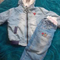 کاپشن داخل خز لی و شلوار لی اسپرت