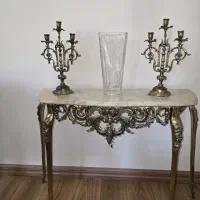 آینه و شمعدان اصل، برنزی و قدمت دار