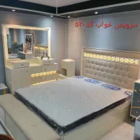 سرویس خواب زمرد / تختخواب /میز آرایش /پاتختی|تخت و سرویس خواب|اصفهان, رهنان|دیوار