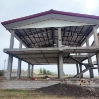 ایرانیت اجرای شیروانی خرپا پیشانی سردری آلاچیق