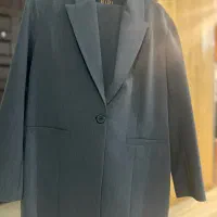 مانتو شلوار اداری (نو) رنگ طوسی سایز ۴۶