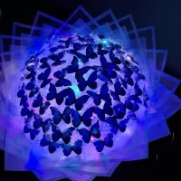 بوکت پروانه ای و گل های ربانی