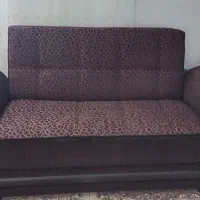 مبل ۷ نفره تخت خواب شو|مبلمان خانگی و میز عسلی|همدان, |دیوار