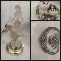 ساعت موزیکال، گربه، جا جواهری پیوتر