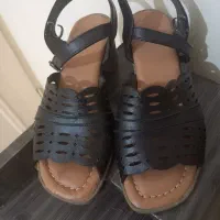 صندل چرم طبیعی زنانه