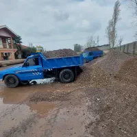 حمل نقل نخاله با کارگر وبورس شن ماسه