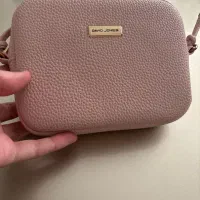 کیف دستی صورتی چرم مصنوعی