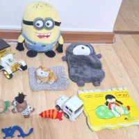 تعدادی اسباب بازی بچگانه نو ودرحدنو