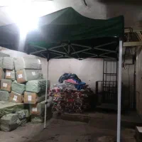 الاچیق تاشو رنگ سبز تاشو برای بساطی ابعاددو در دو|کوهنوردی و کمپینگ|تهران, افسریه شمالی|دیوار