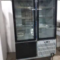 یخچال ایستاده تمام استیل کبابی 120سانت 3درب