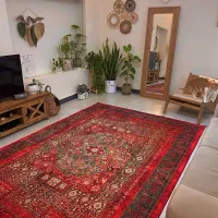 فرش طرح ۵۱۱ قجری لاکی در منزل مشتری  ۱۲/۹/۶ متری