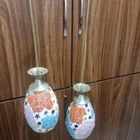 لوستر آویز دو شعله