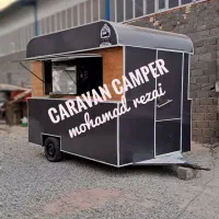 حراج چرخ گاری ۱.۲.۳متری فست فود سیارفود تراک