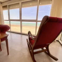 ویلا استخردار ساحلی پلاک اول دریا لب اب آب دریا