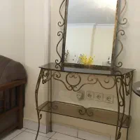 کنسول آیینه فلزی