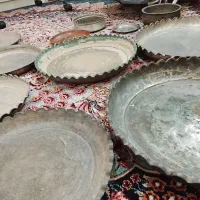 ظروف مسی قدیمی|کلکسیون اشیاء عتیقه|پاکدشت, پاکدشت (مامازند)|دیوار