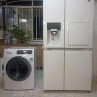 یخچال ساید دوو لباسشویی دوو درحد نو