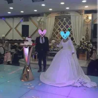 لباس عروس تمام ساتن|لباس|کلاله, |دیوار