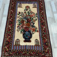 زرع و نیم بختیاری نقشه گلدانی پشم و رنگ طبیعی|فرش|تهران, حر|دیوار