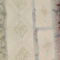 جلدپشتی وکناره سنتی،مرواریدوپولک دوزی