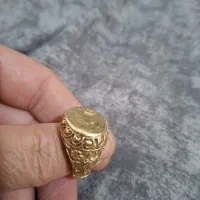 انگشتر قدیمی دست سازبرنزی شیر نشان|بدلیجات|کرمانشاه, |دیوار