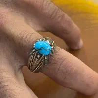 انگشتر فیروزه  مصور علی اصل نیشابور فروش فوری