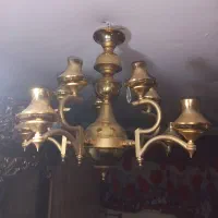 لوستر برنزی آب کاری طلا رنک به شرت صابت