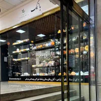 آباژور صدف با نور ملایم سنگ نمک|چراغ خواب و آباژور|تهران, تهرانسر مرکزی|دیوار